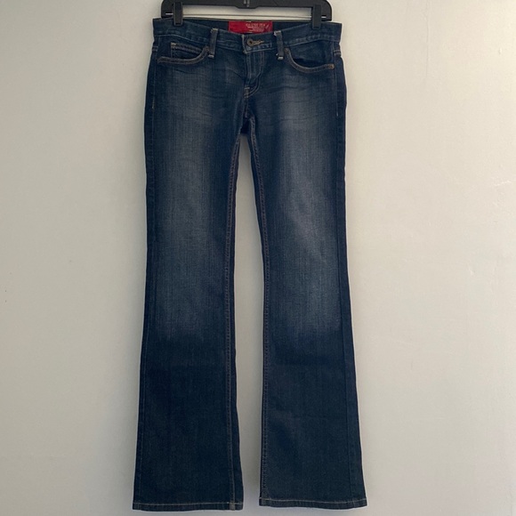Guess Denim - Guess Dark Wash Y2K Low Rise Foxy Flare Leg Jeans Size 27 Waist